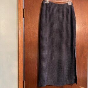 Geoffrey Beene Sport Skirt Navy Geometric size 4